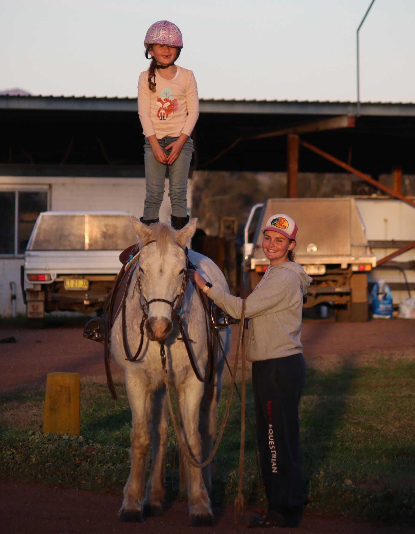 Glenormiston Ballymalloe teaching another generation to ride!